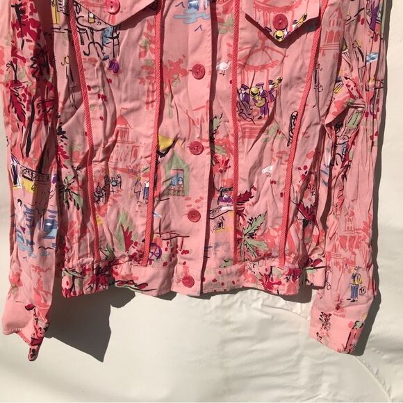 RTM Collection Womens Jacket Multicolor pink size 10 - Picture 3 of 5